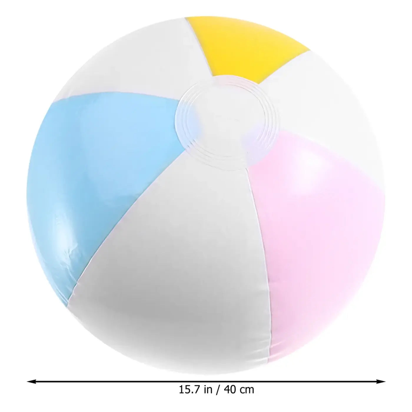 The Ball Depot beach ball: Light coloured Inflatable Beach Ball