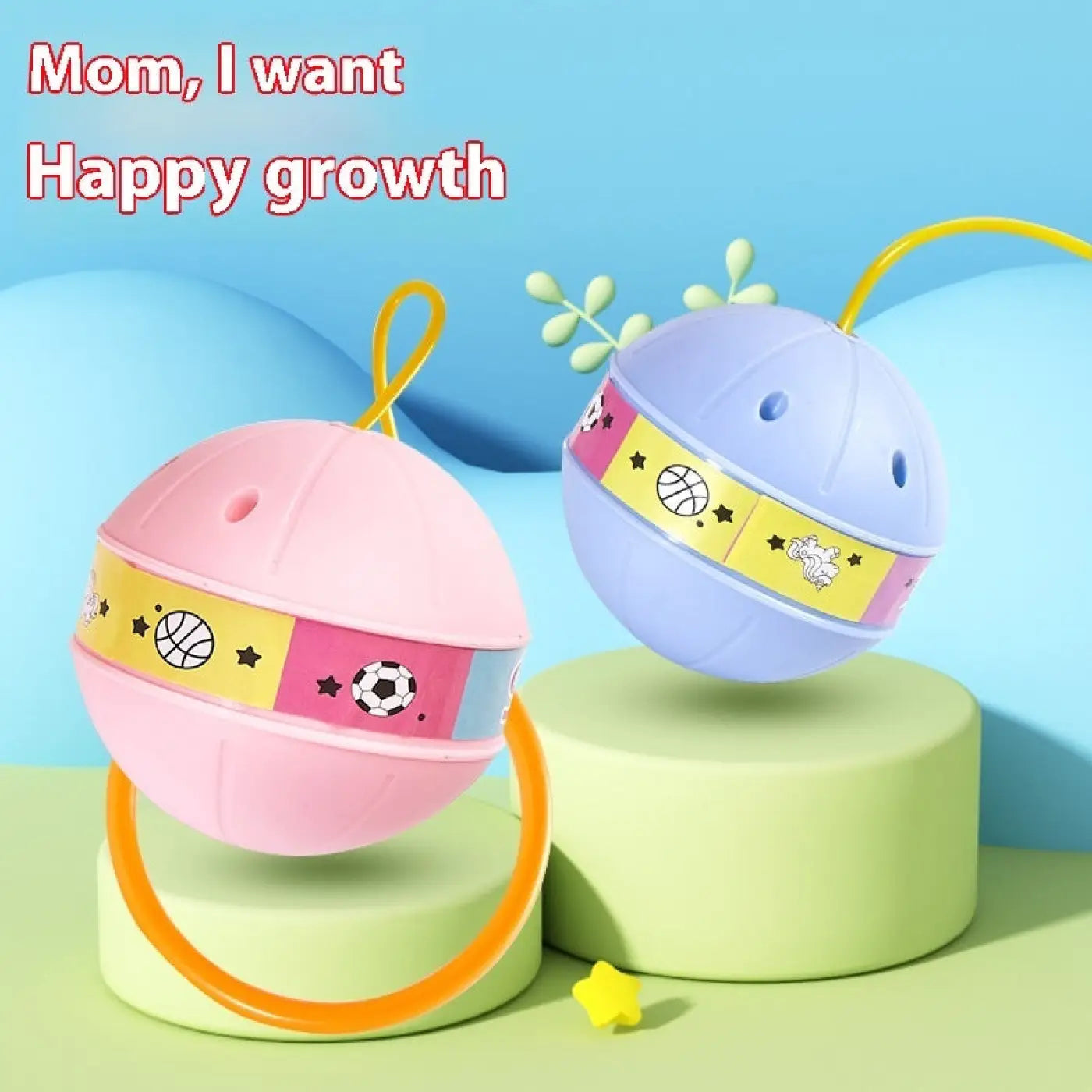 The Ball Depot children game: Light-emitting Children's Tether Jumping Ball