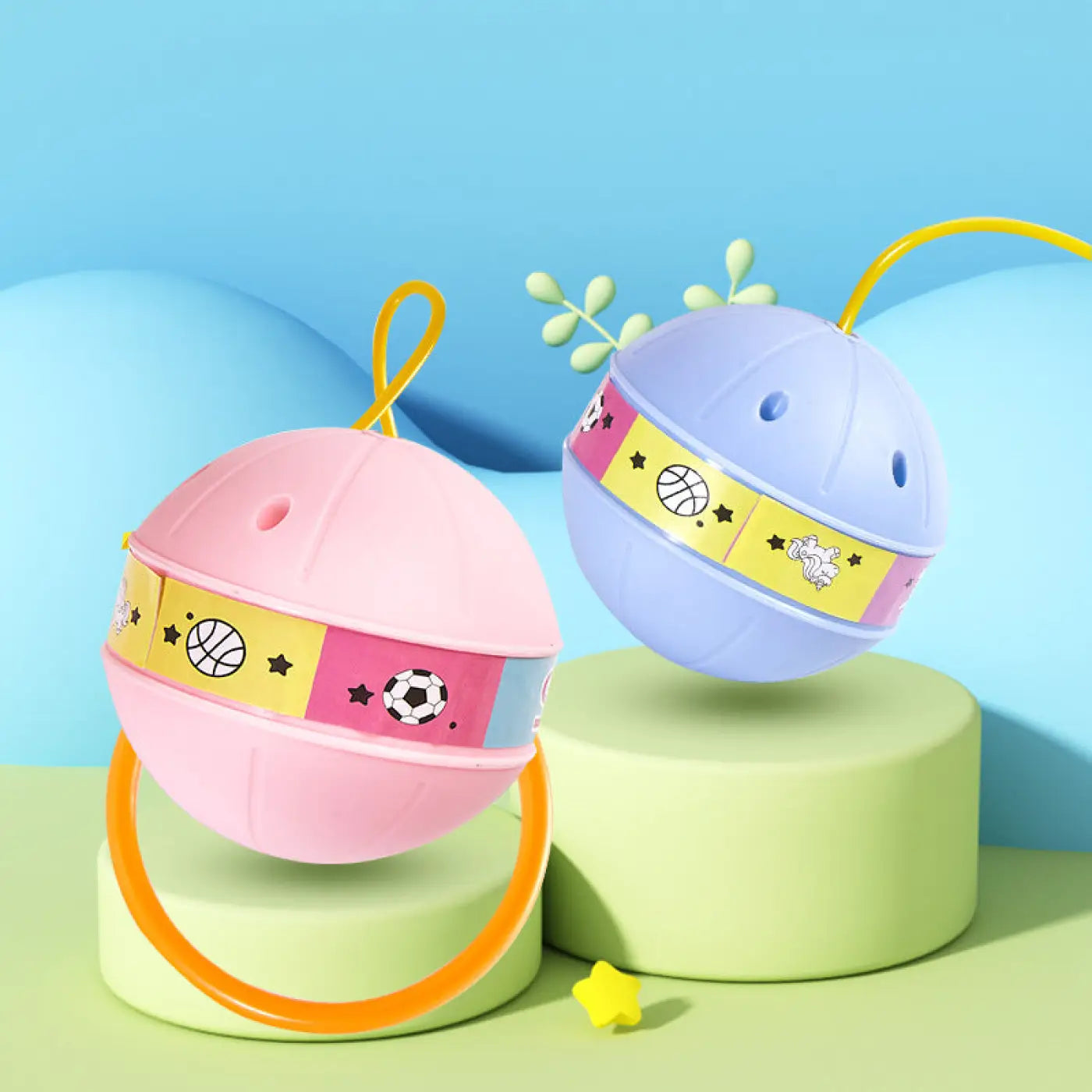 The Ball Depot children game: Light-emitting Children's Tether Jumping Ball