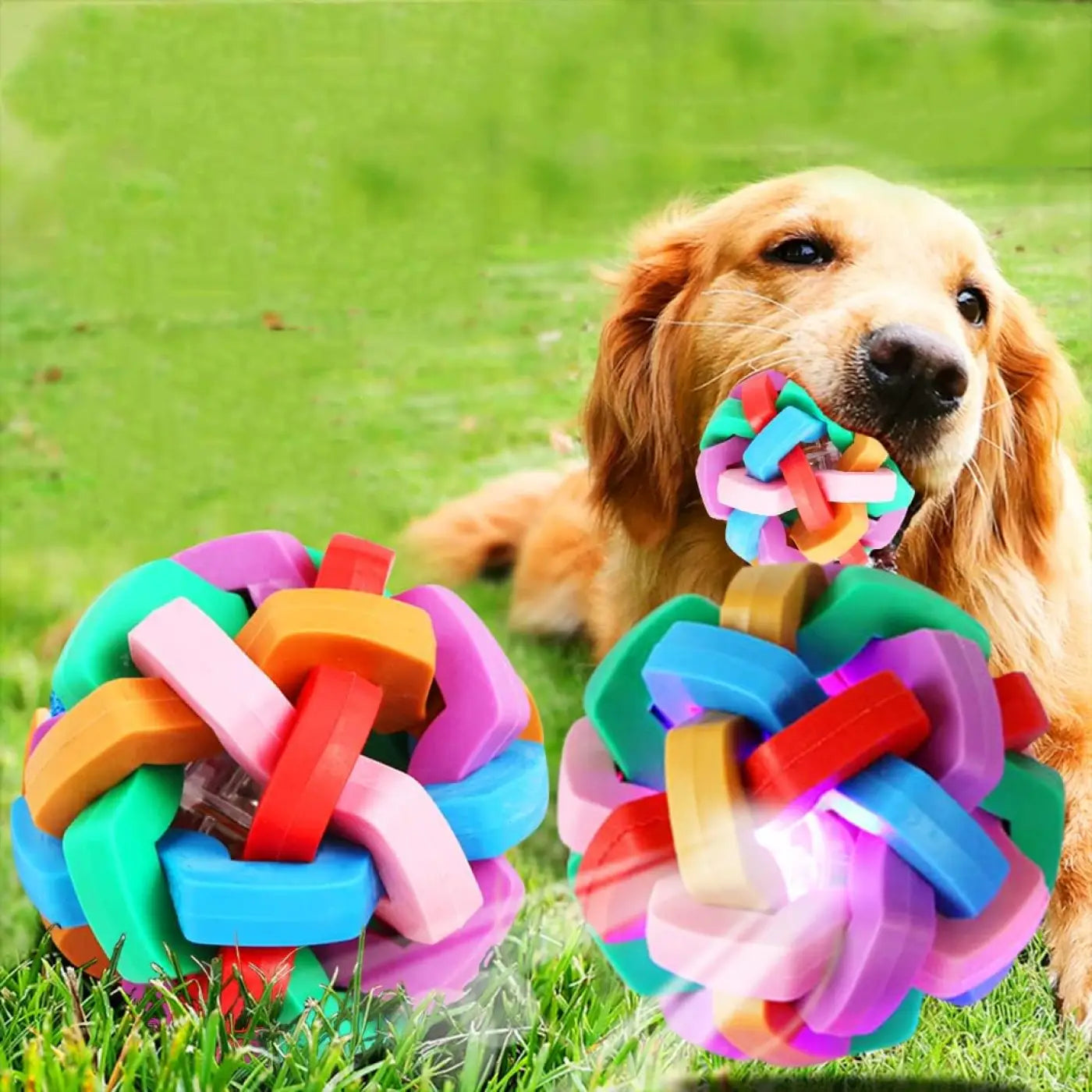 The Ball Depot dog balls: Light Up Bell Dog Balls