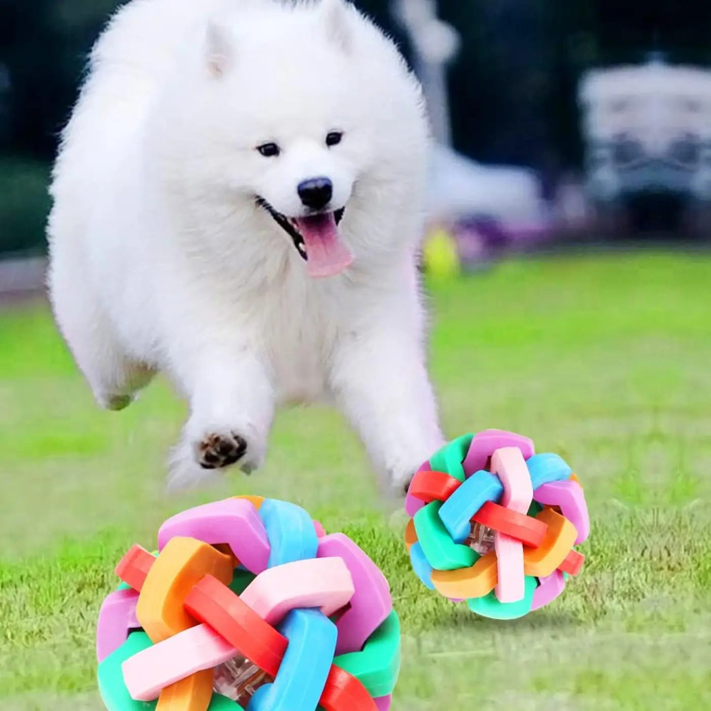 The Ball Depot dog balls: Light Up Bell Dog Balls