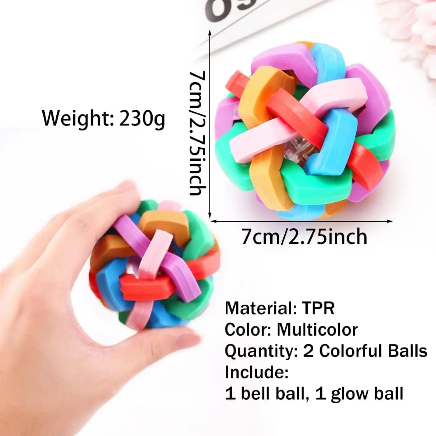 The Ball Depot dog balls: Light Up Bell Dog Balls