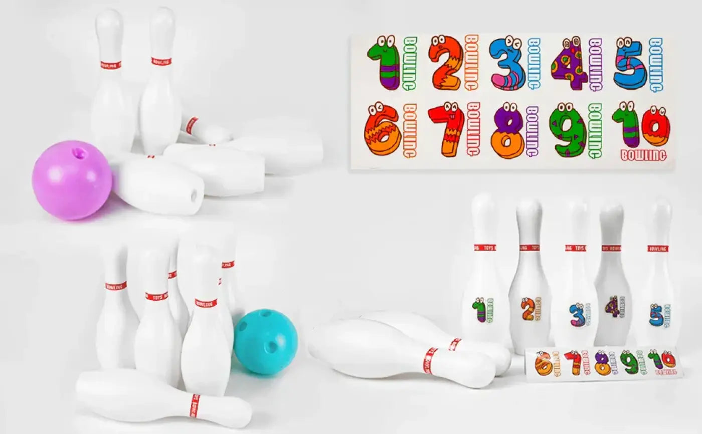 The Ball Depot bowling set: Light Up Bowling Pins For Kids