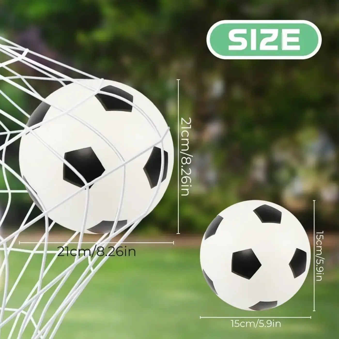 The Ball Depot soccer ball: Lightweight Squeezable Foam Soccer Ball