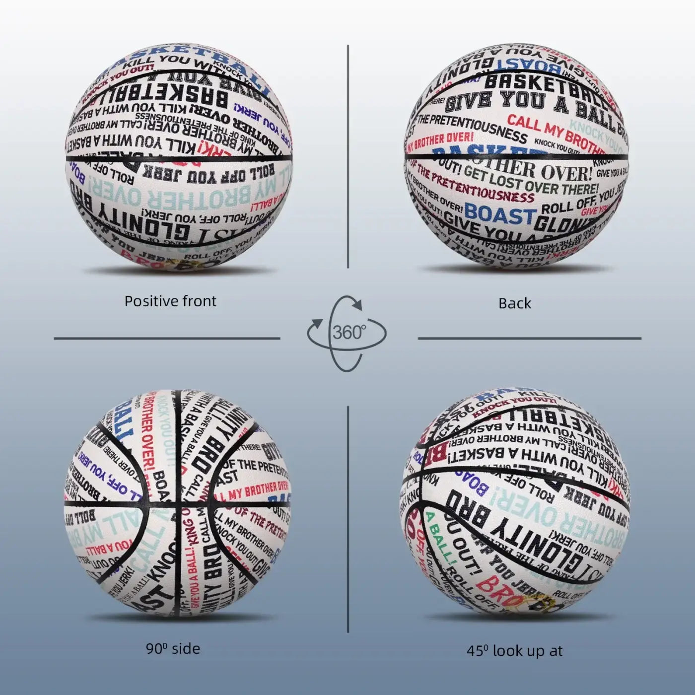 The Ball Depot glow basketball: Luminous Blue Basketball by Glonity Bro