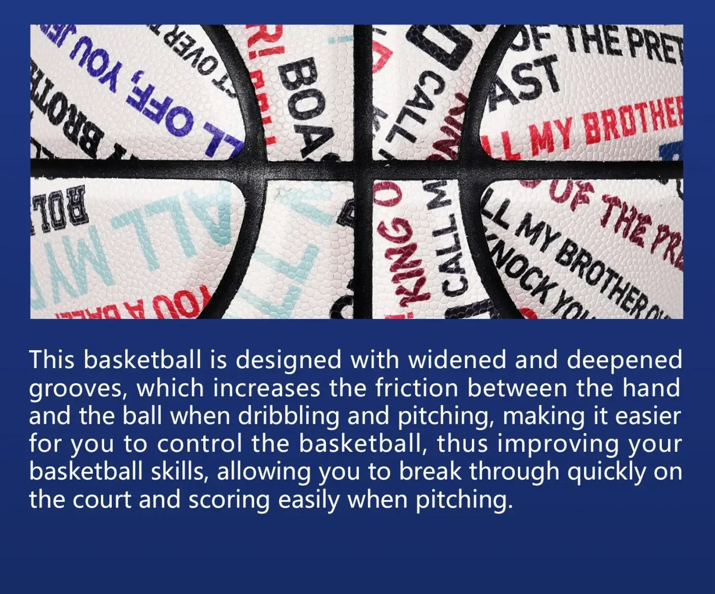 The Ball Depot glow basketball: Luminous Blue Basketball by Glonity Bro