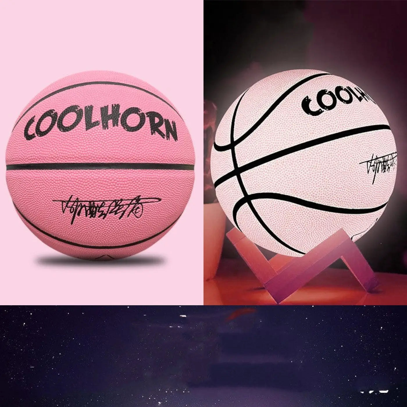 The Ball Depot basketball: Luminous PU Soft Leather Basketballs
