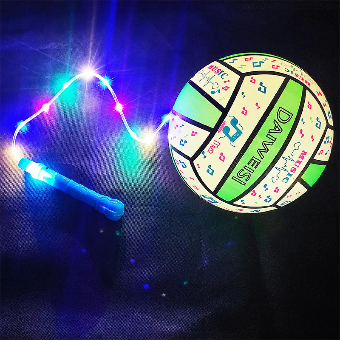 The Ball Depot glow ball: Luminous Swing Ball
