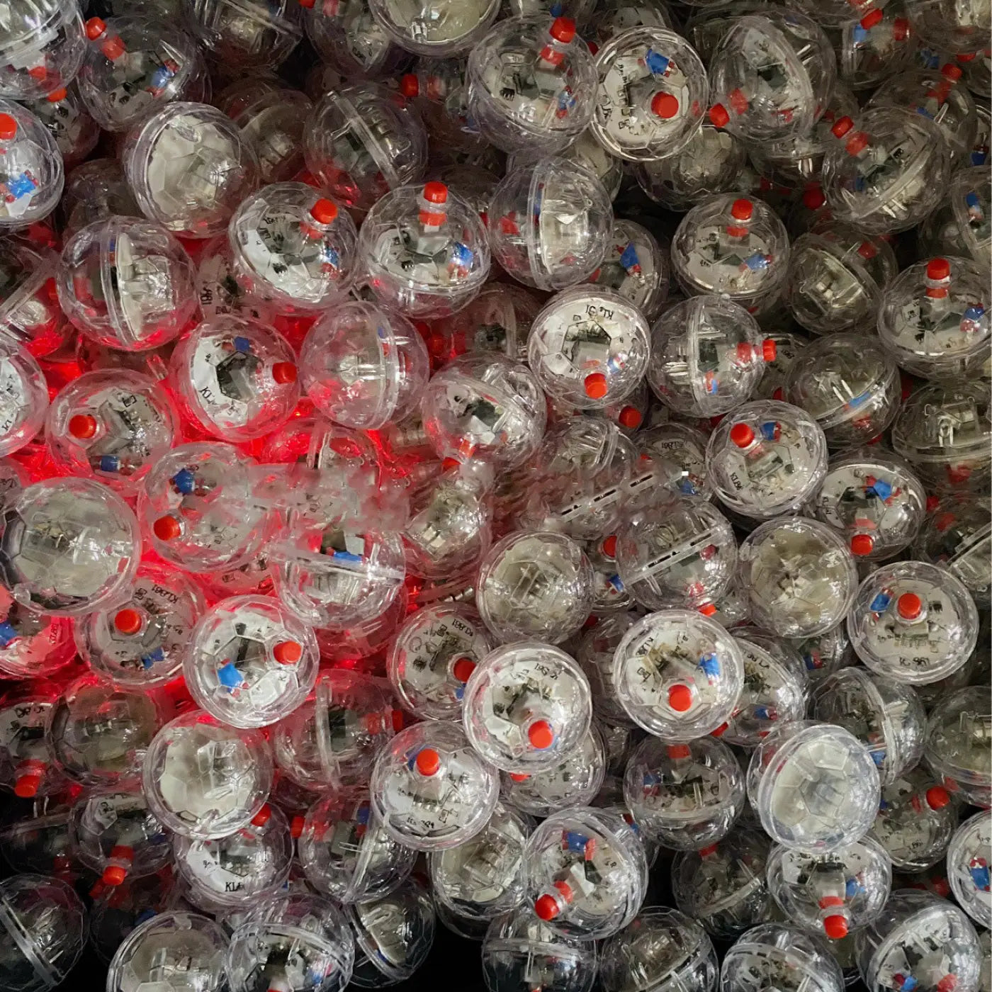 The Ball Depot cat toys: Luminous Transparent Plastic Cat Ball