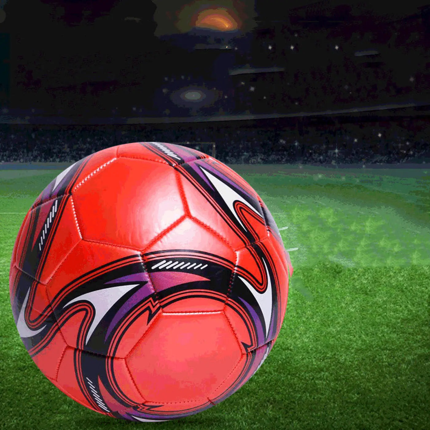 The Ball Depot soccer ball: Machine Stitched Tpu No. 5 PVC Soccer Champions Ball