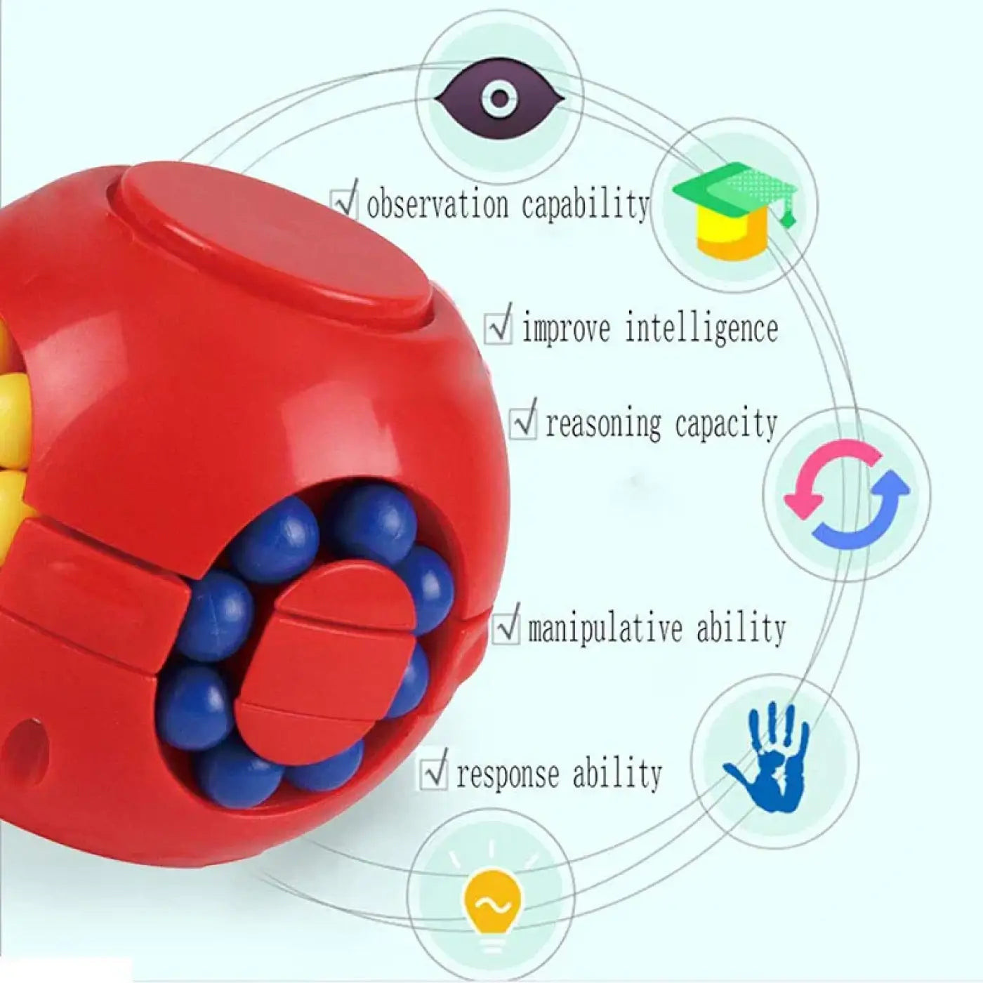 The Ball Depot puzzle ball: Magic Bean Ball Puzzle
