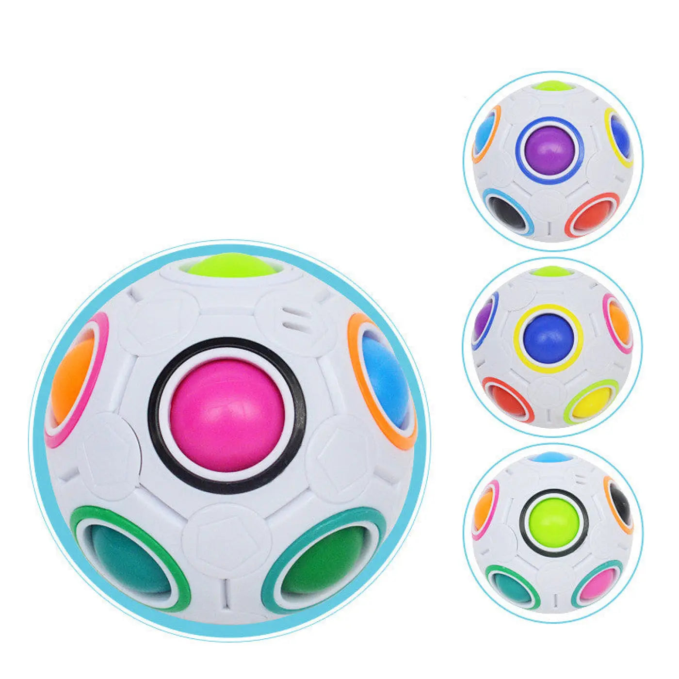 The Ball Depot fidget balls: Magic Rainbow Ball