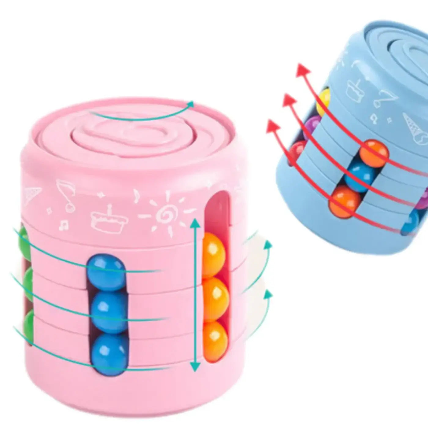 The Ball Depot puzzle ball: Magic Rotating Beans Puzzle Cube Ball Game