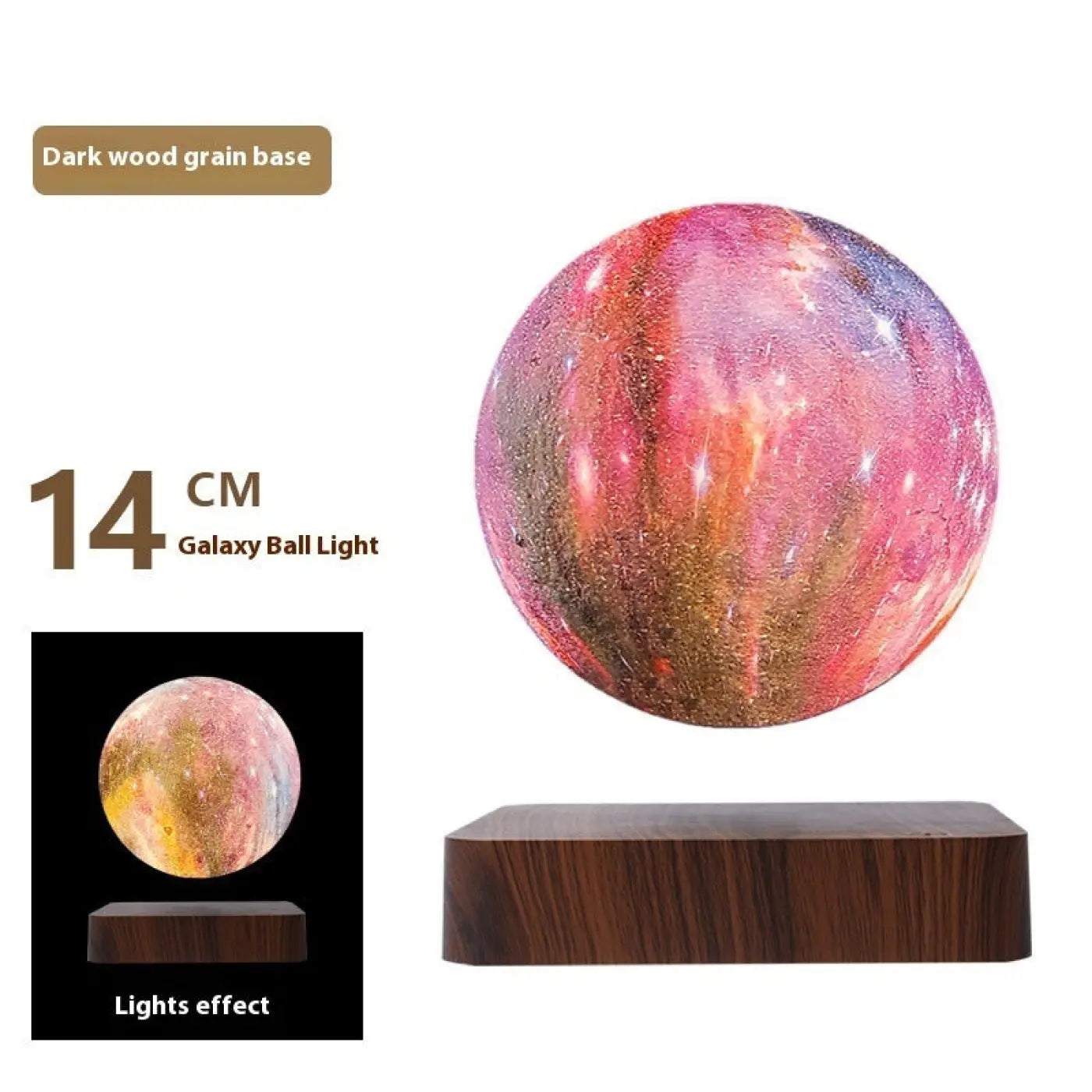 The Ball Depot decorative ball: Magnetic Levitation Galaxy Ball Night Lamp