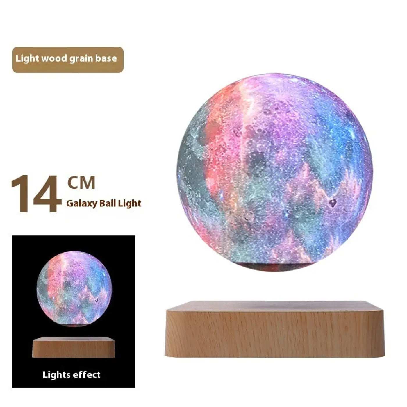 The Ball Depot decorative ball: Magnetic Levitation Galaxy Ball Night Lamp