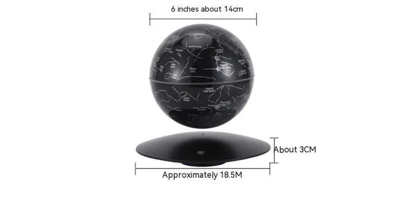 The Ball Depot decorative ball: Magnetic Suspension Starlight Night Ball Lamp