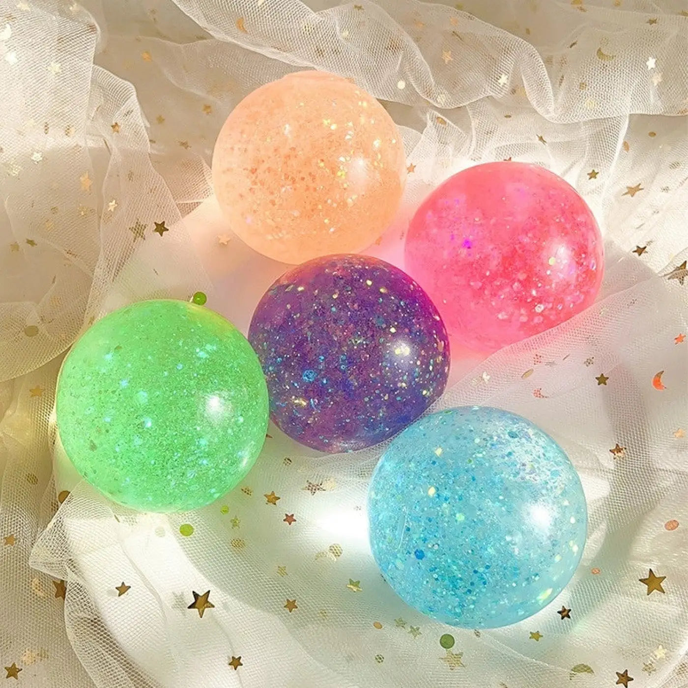 The Ball Depot sticky balls: Malt Sugar Stress Ball