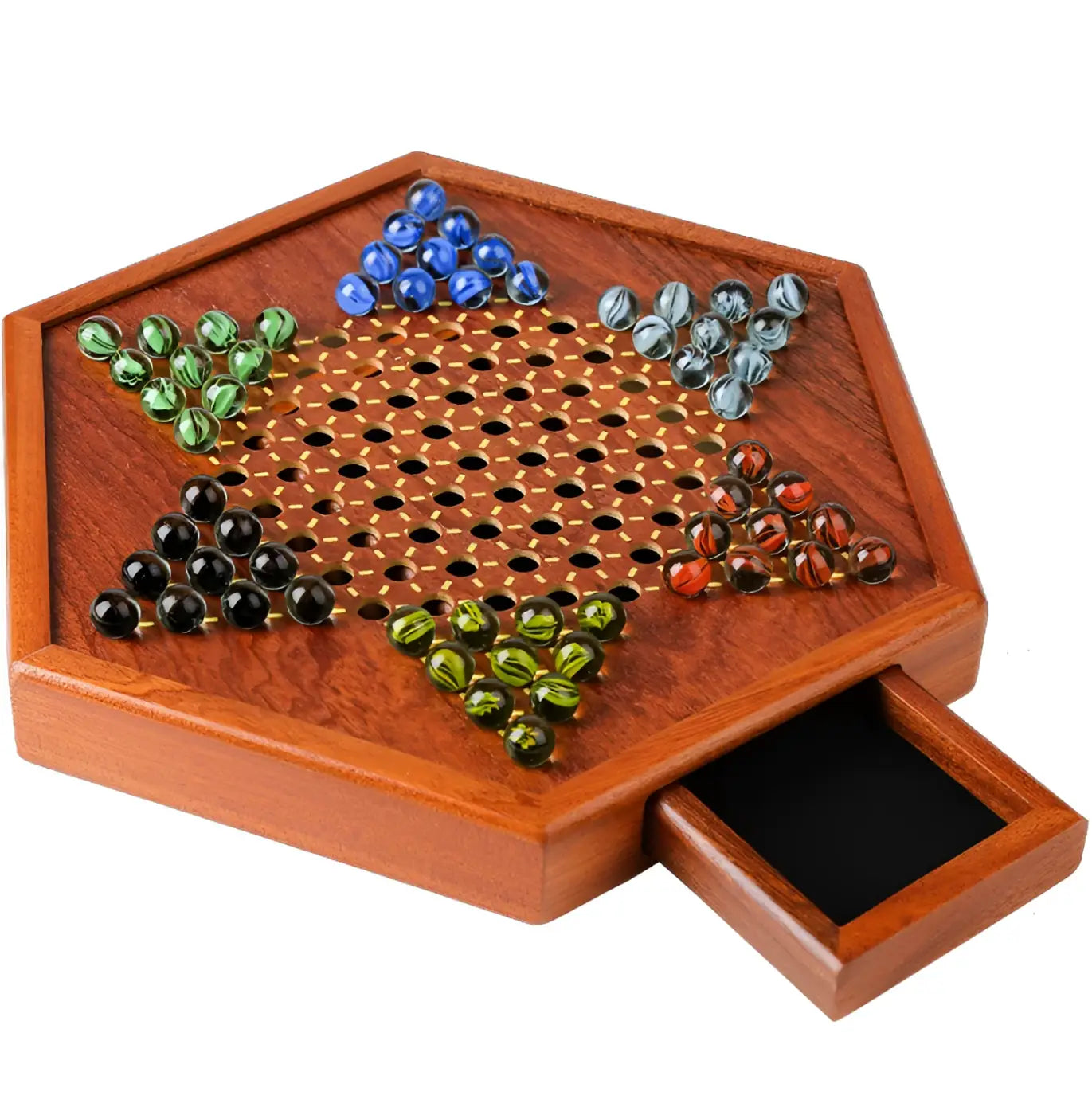 The Ball Depot marbles: Marble Puzzle Checkers