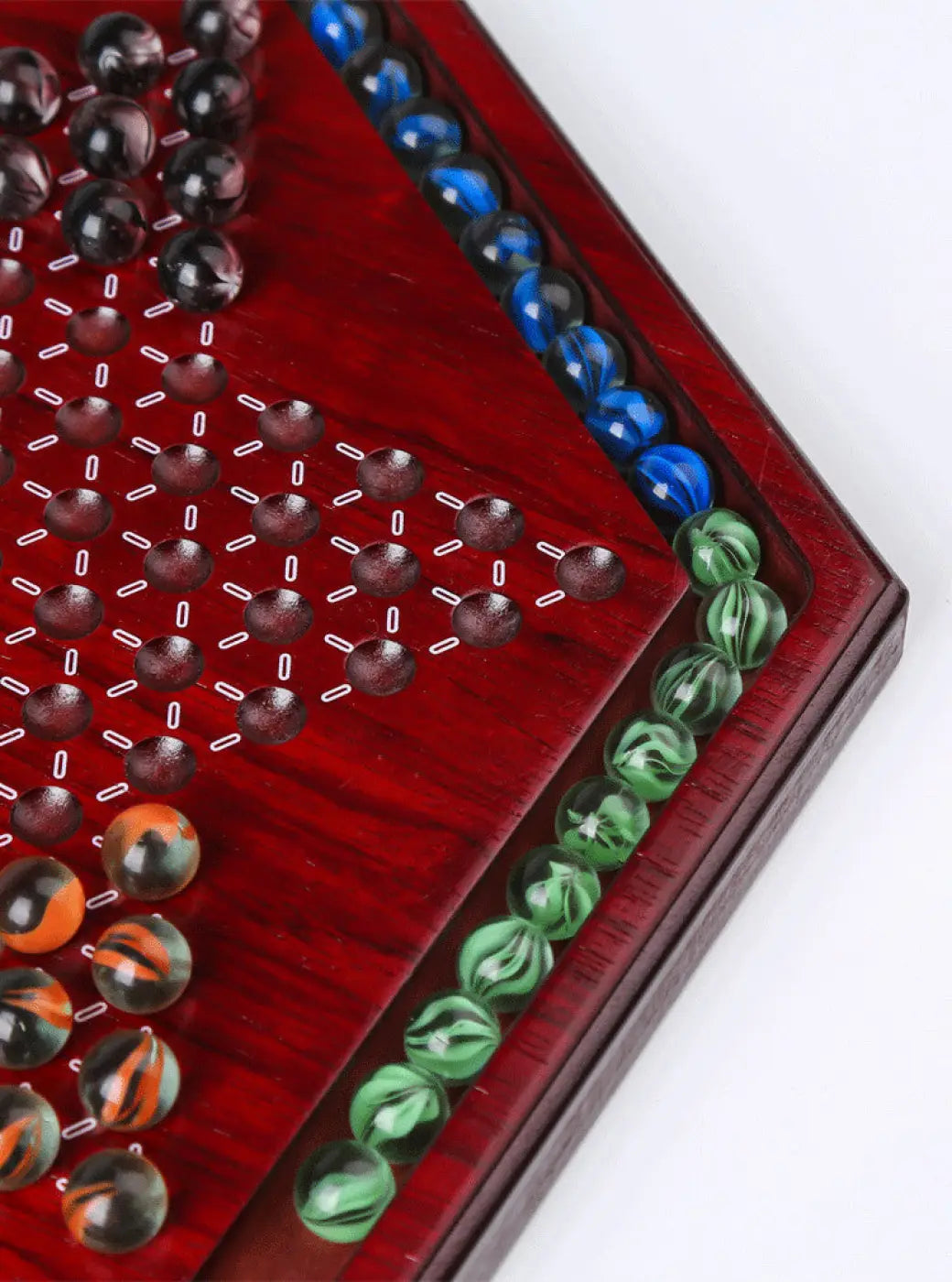 The Ball Depot marbles: Marble Puzzle Checkers