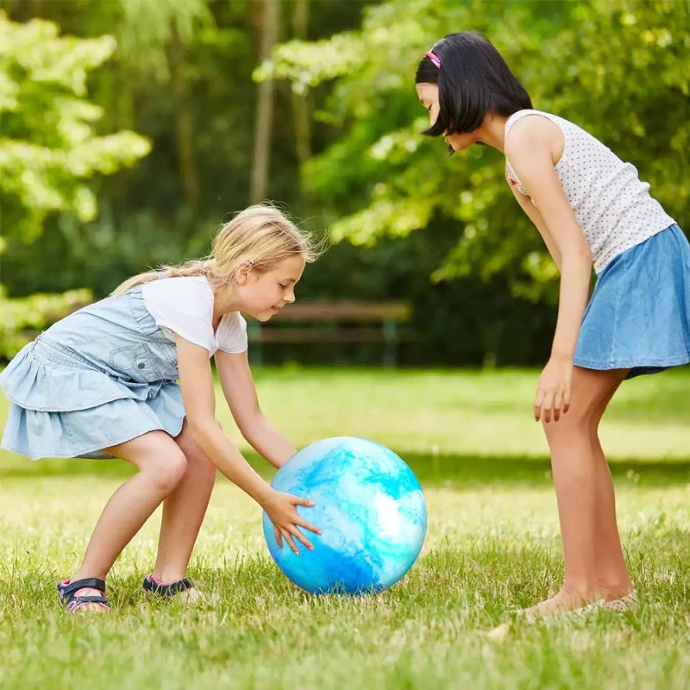 The Ball Depot bouncy ball: Marbleized Bouncy Balls