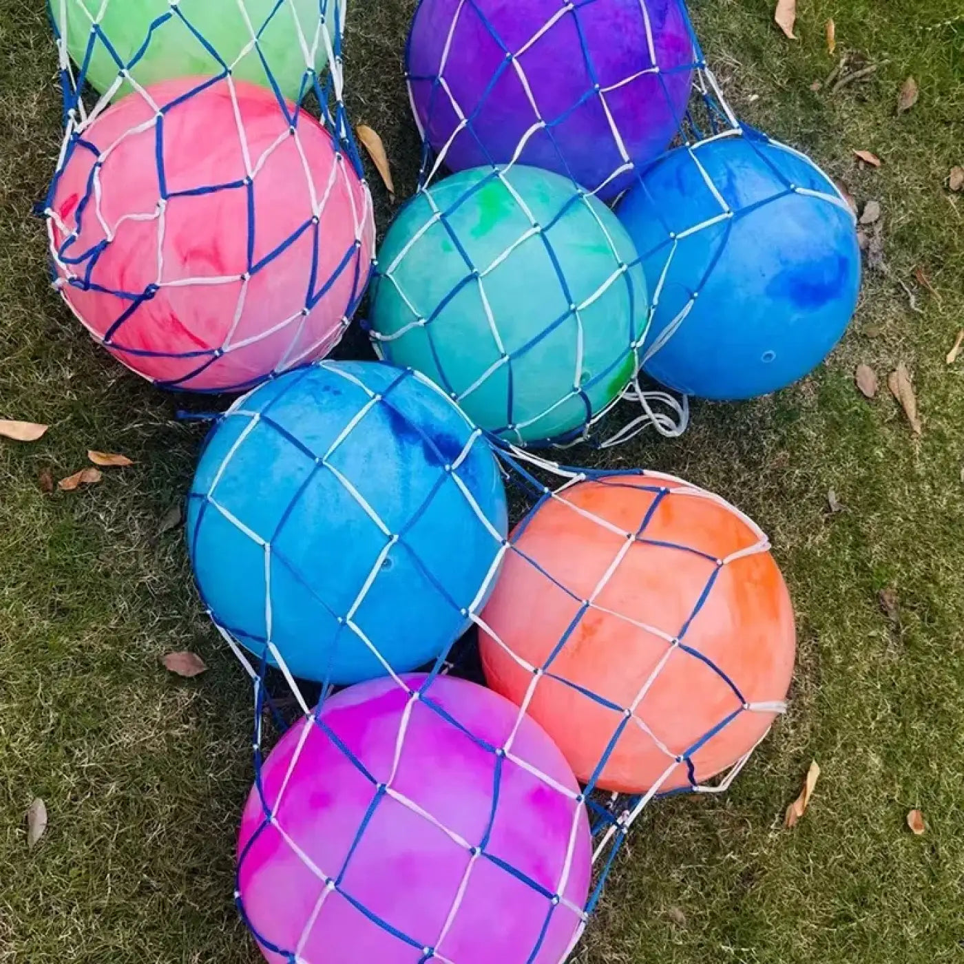 The Ball Depot bouncy ball: Marbleized Bouncy Balls