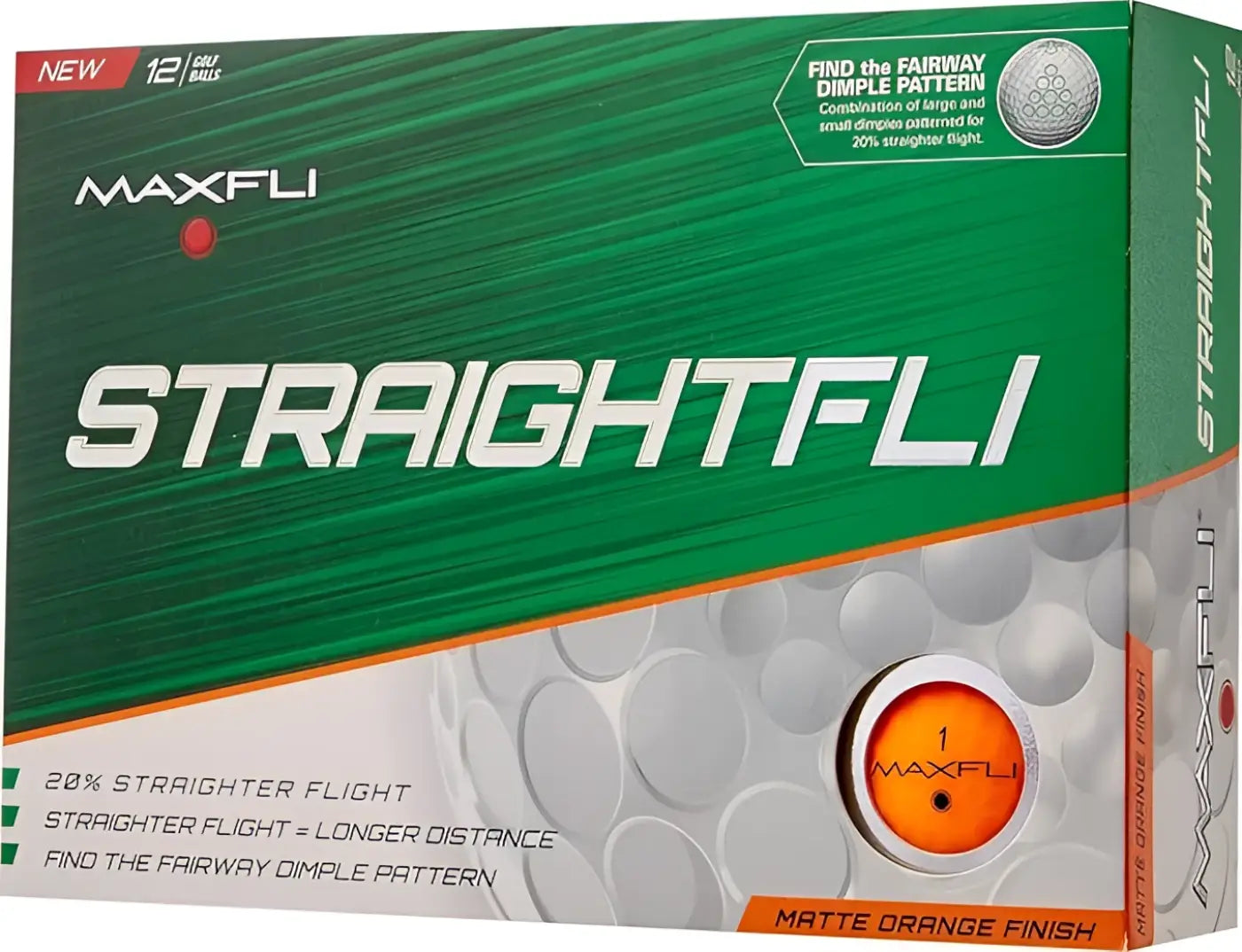The Ball Depot : Maxfli StraightFli Matte Golf Balls