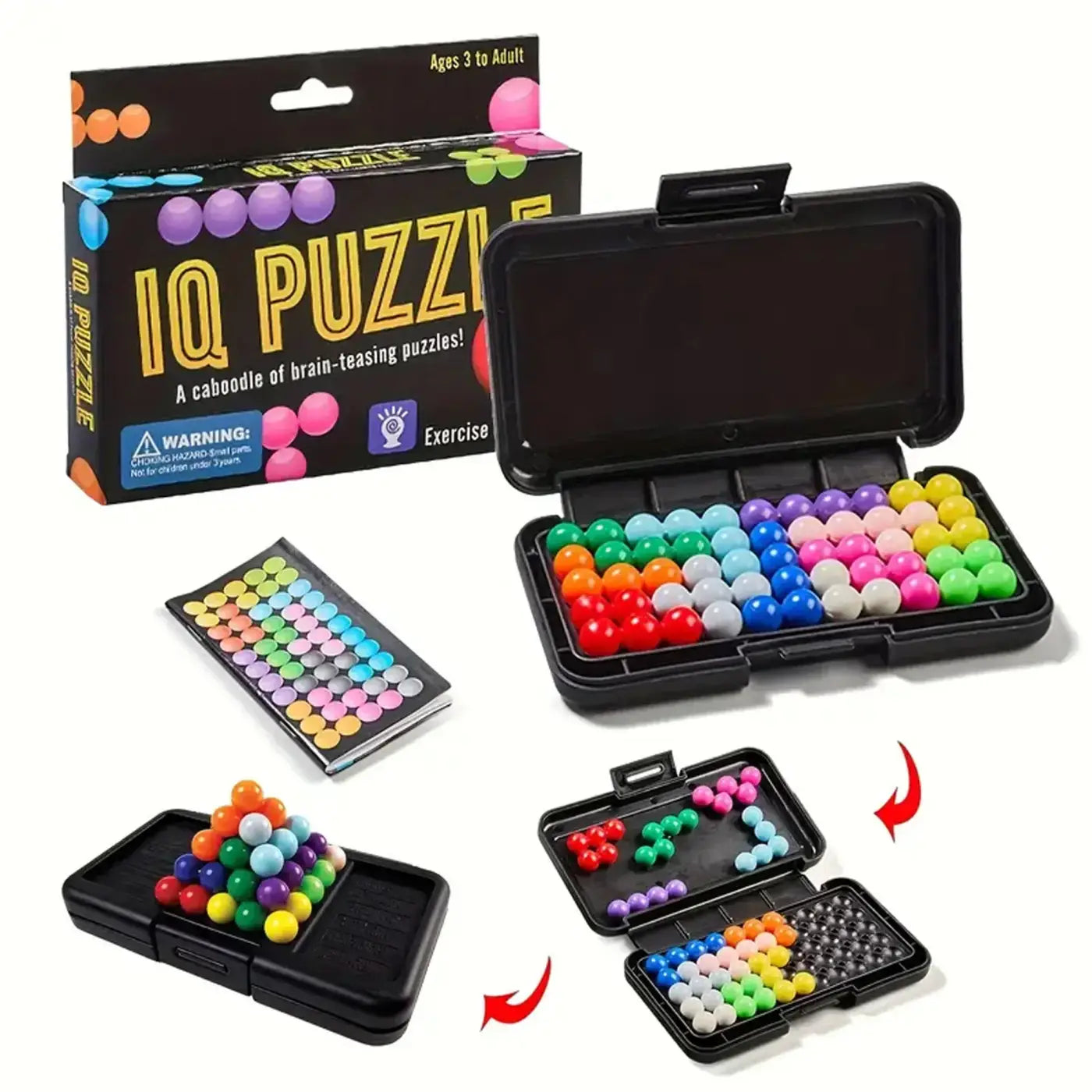 The Ball Depot puzzle ball: Meet the 120 Challenges IQ 3D Puzzle Board Game