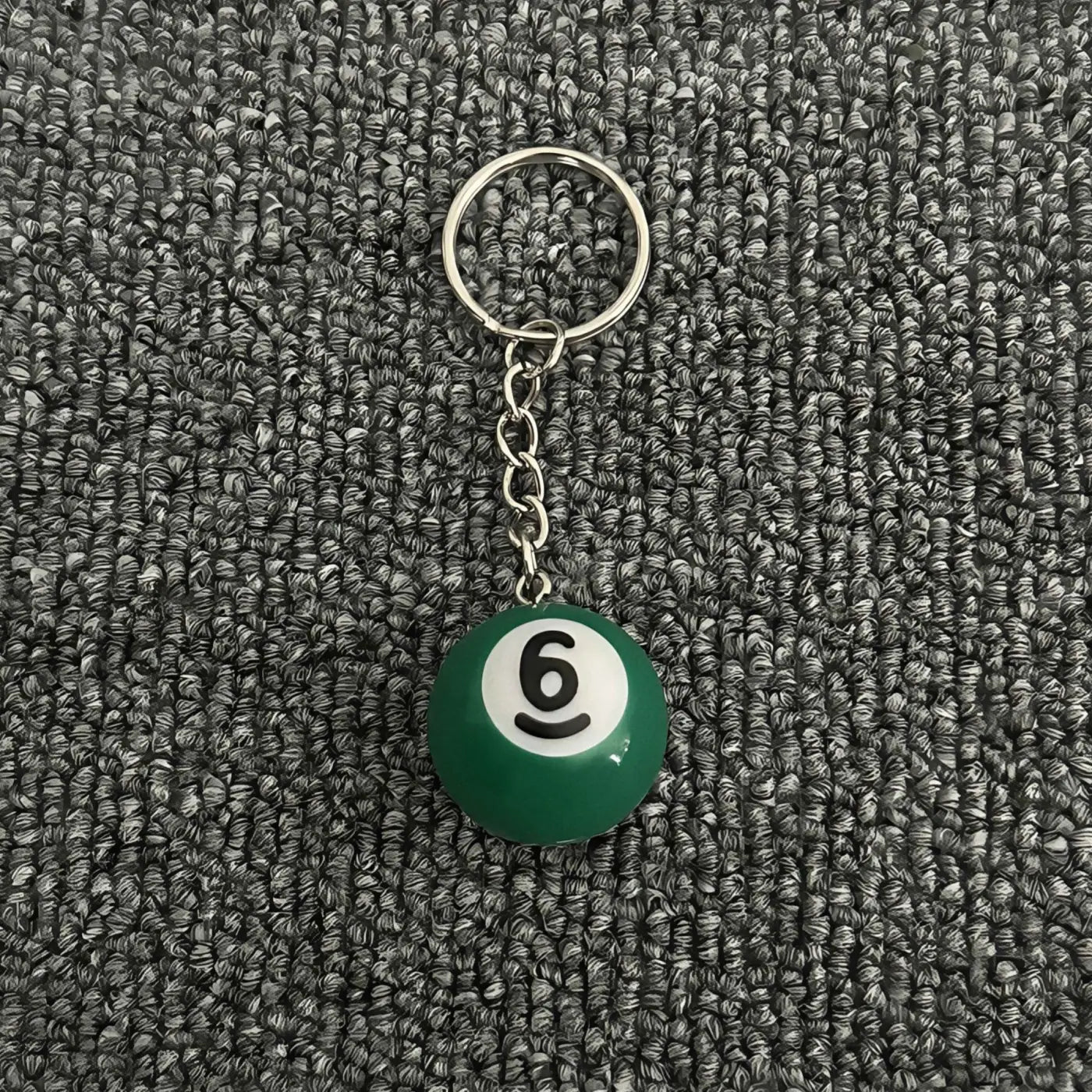 The Ball Depot pool ball: Mini Pool Ball Keychain