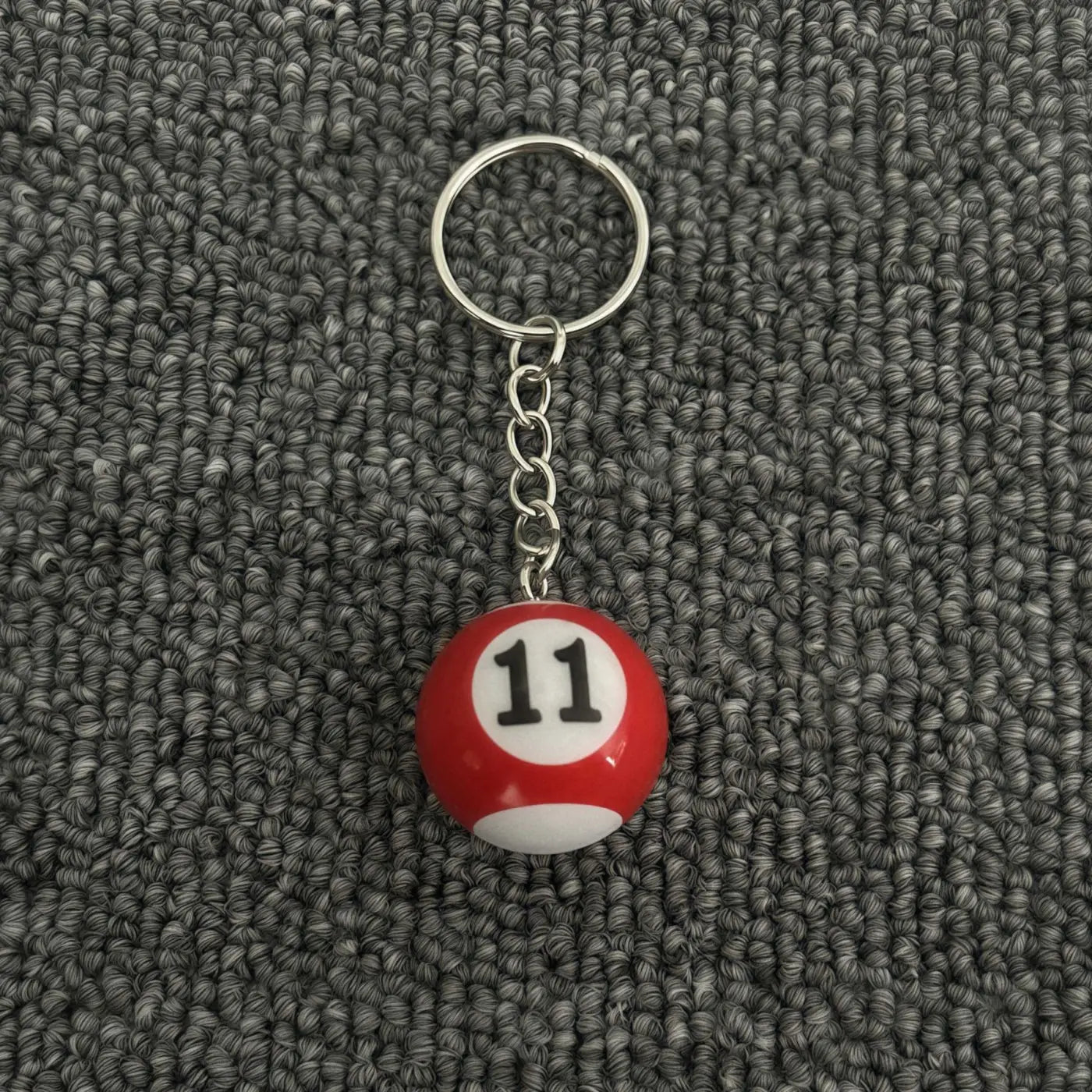The Ball Depot pool ball: Mini Pool Ball Keychain