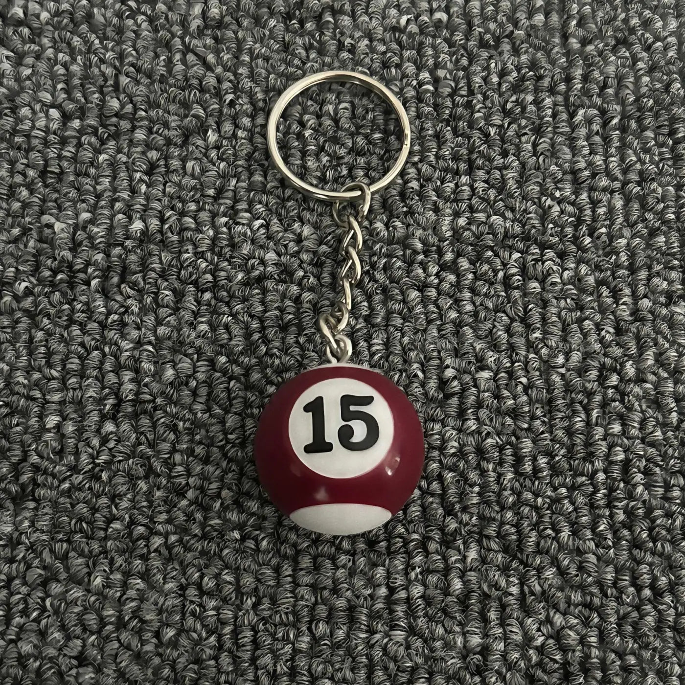 The Ball Depot pool ball: Mini Pool Ball Keychain