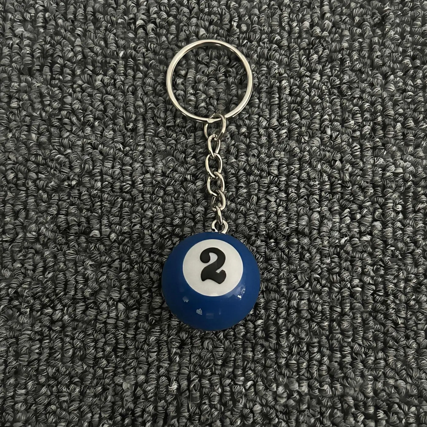 The Ball Depot pool ball: Mini Pool Ball Keychain