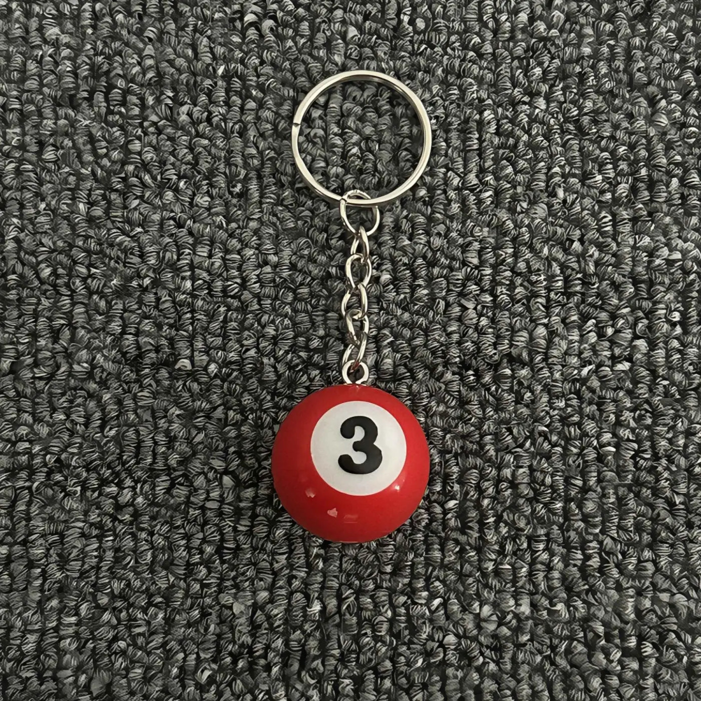 The Ball Depot pool ball: Mini Pool Ball Keychain