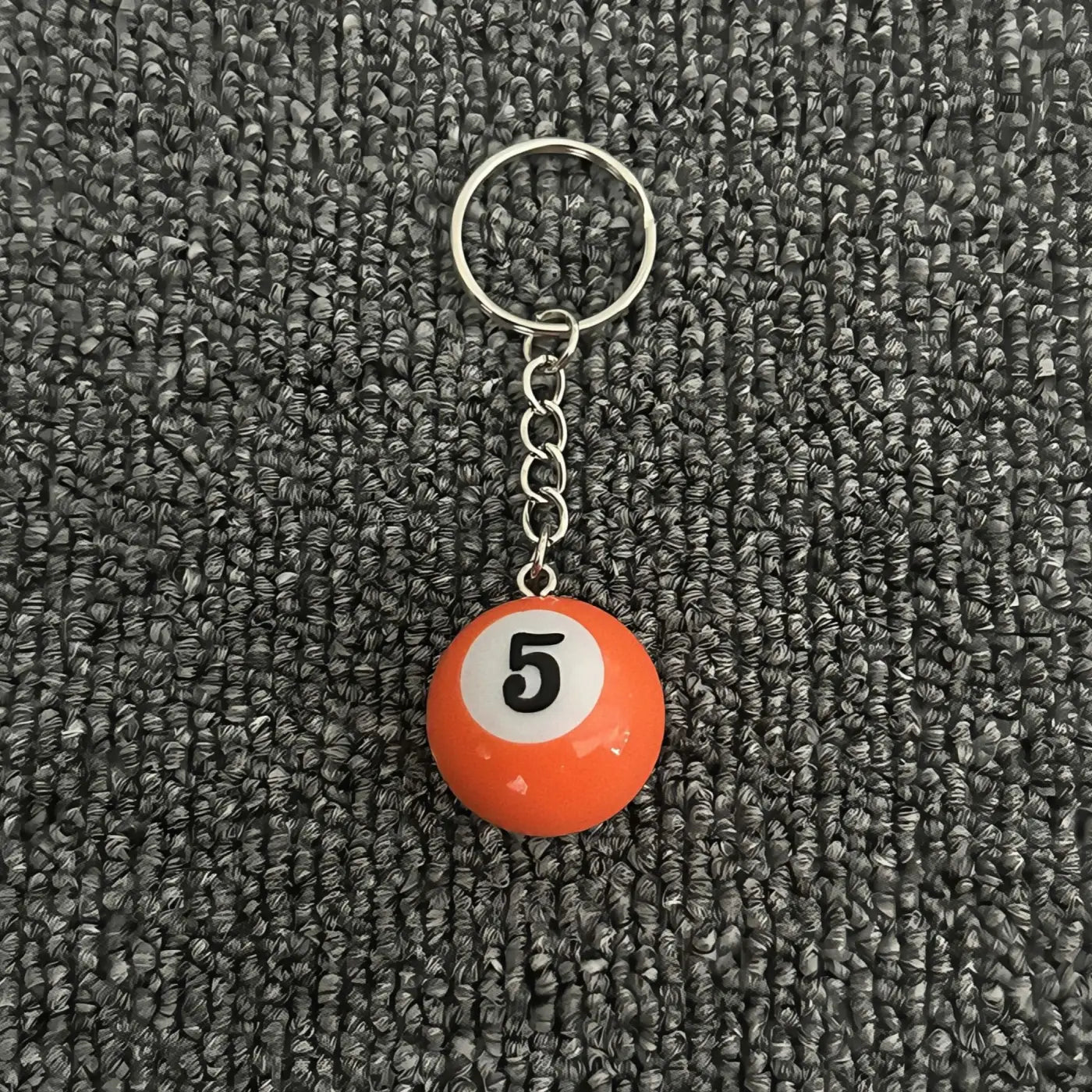 The Ball Depot pool ball: Mini Pool Ball Keychain