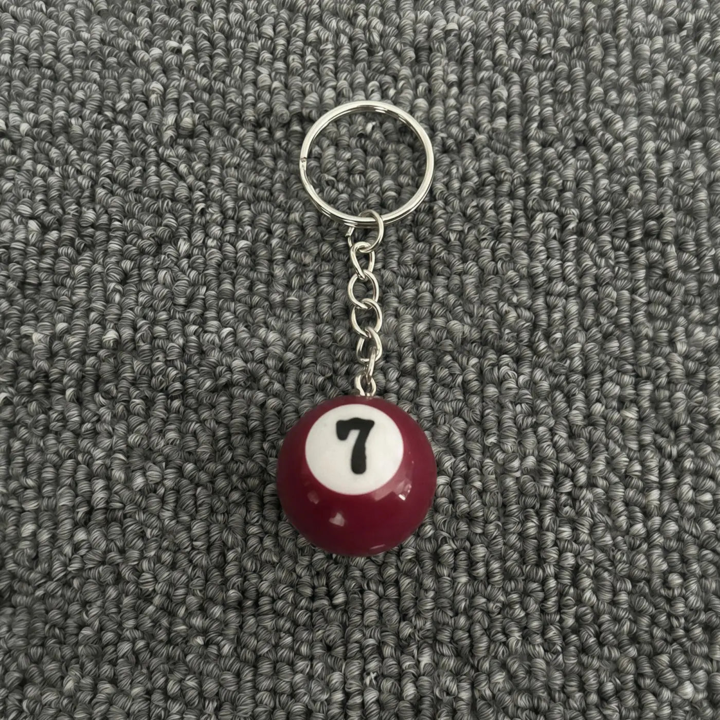 The Ball Depot pool ball: Mini Pool Ball Keychain