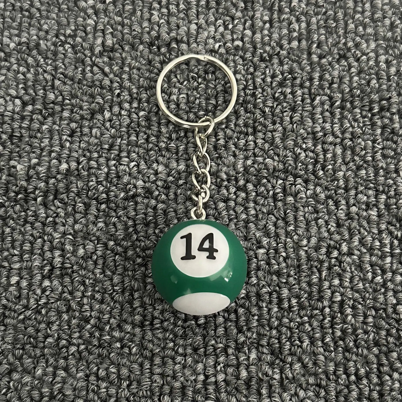 The Ball Depot pool ball: Mini Pool Ball Keychain