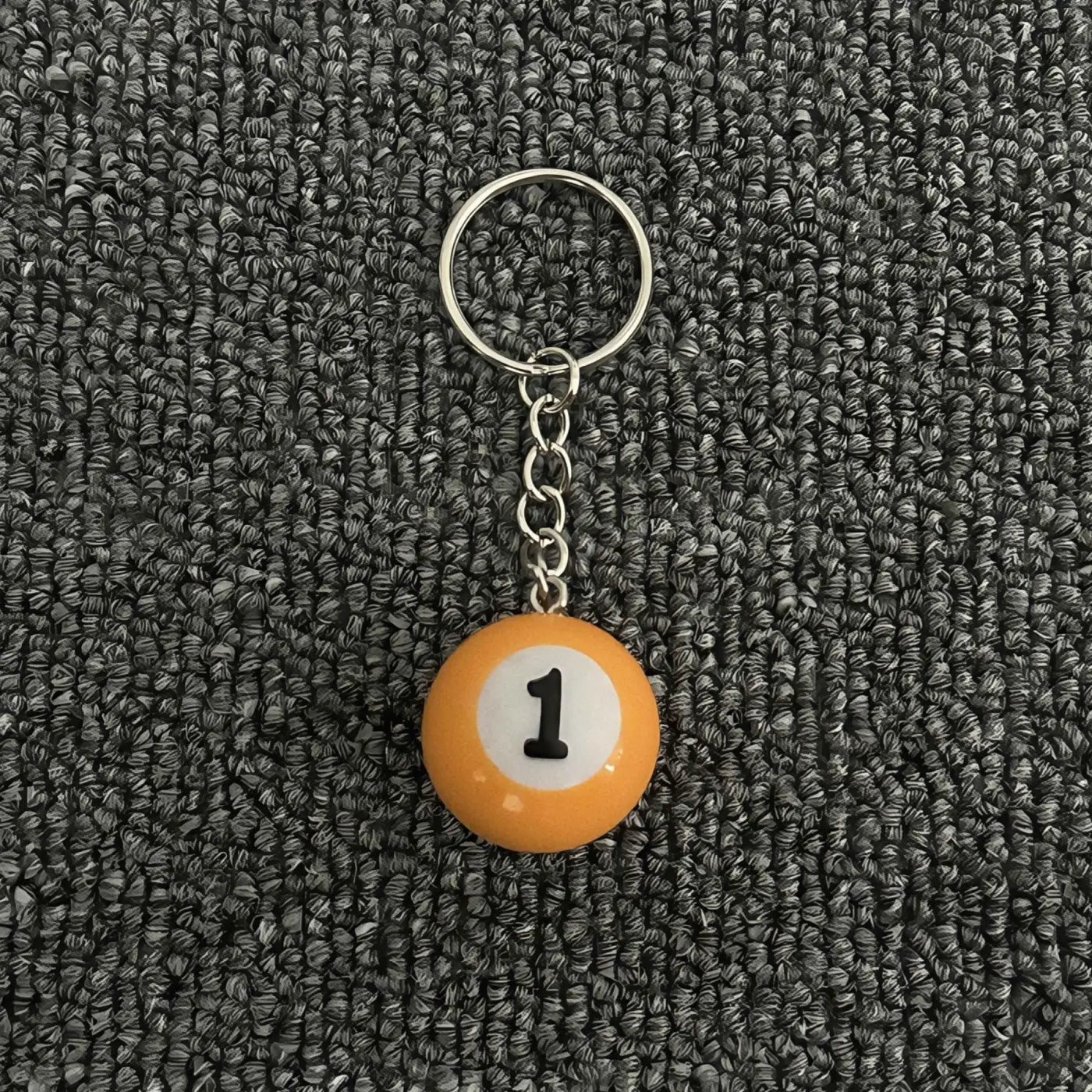 The Ball Depot pool ball: Mini Pool Ball Keychain