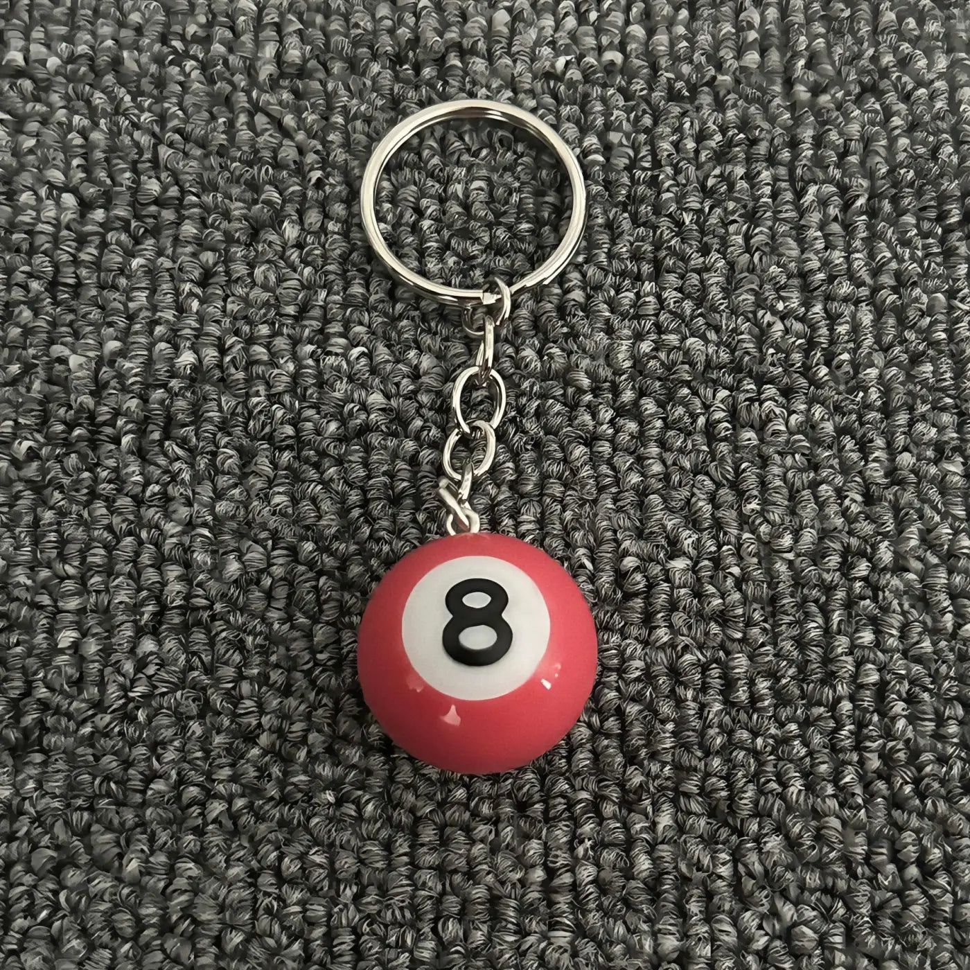 The Ball Depot pool ball: Mini Pool Ball Keychain