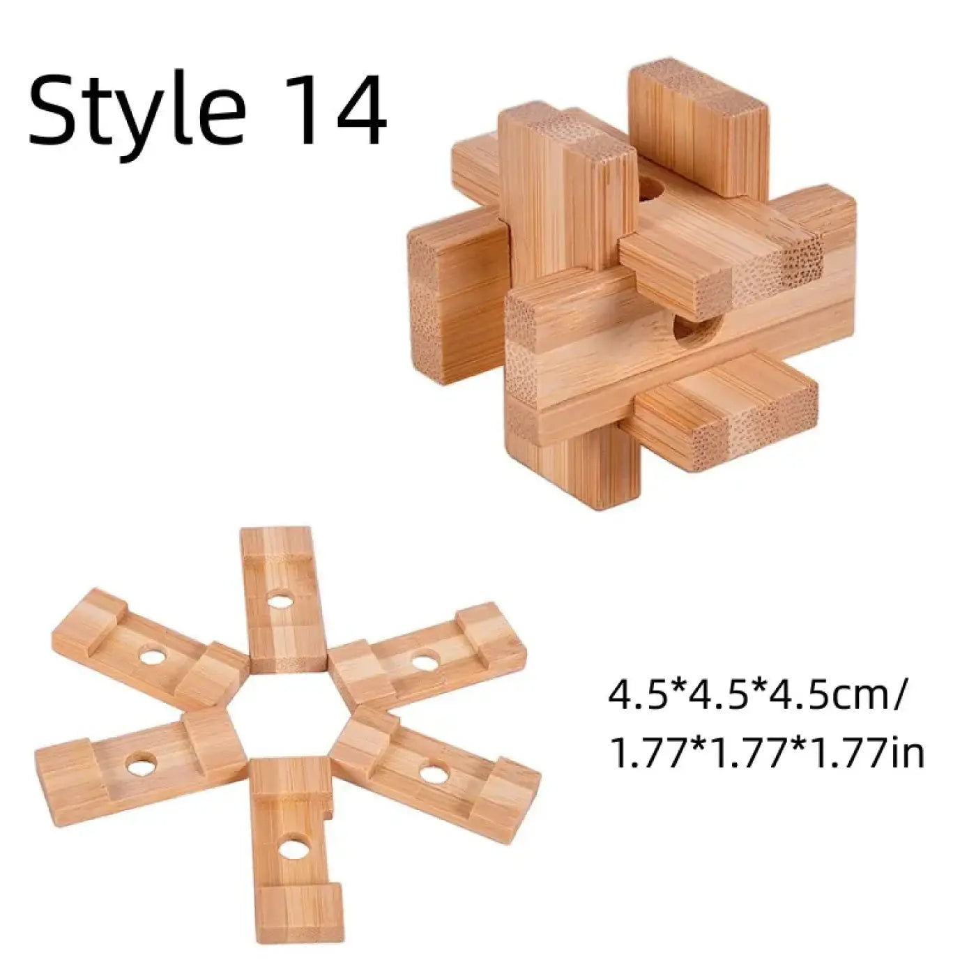The Ball Depot : Mini Wooden Kong Ming Lock Lu Ban Lock IQ Brain Teaser Educational Toy Children Montessori 3D Puzzles Game Unlock Toys Kid Adult