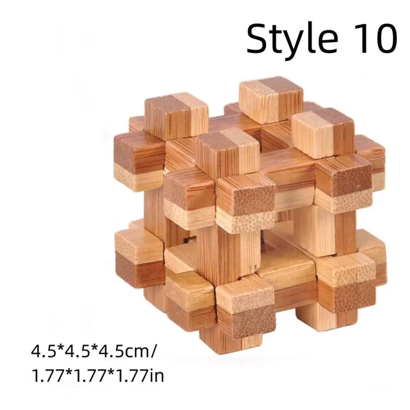 The Ball Depot : Mini Wooden Kong Ming Lock Lu Ban Lock IQ Brain Teaser Educational Toy Children Montessori 3D Puzzles Game Unlock Toys Kid Adult