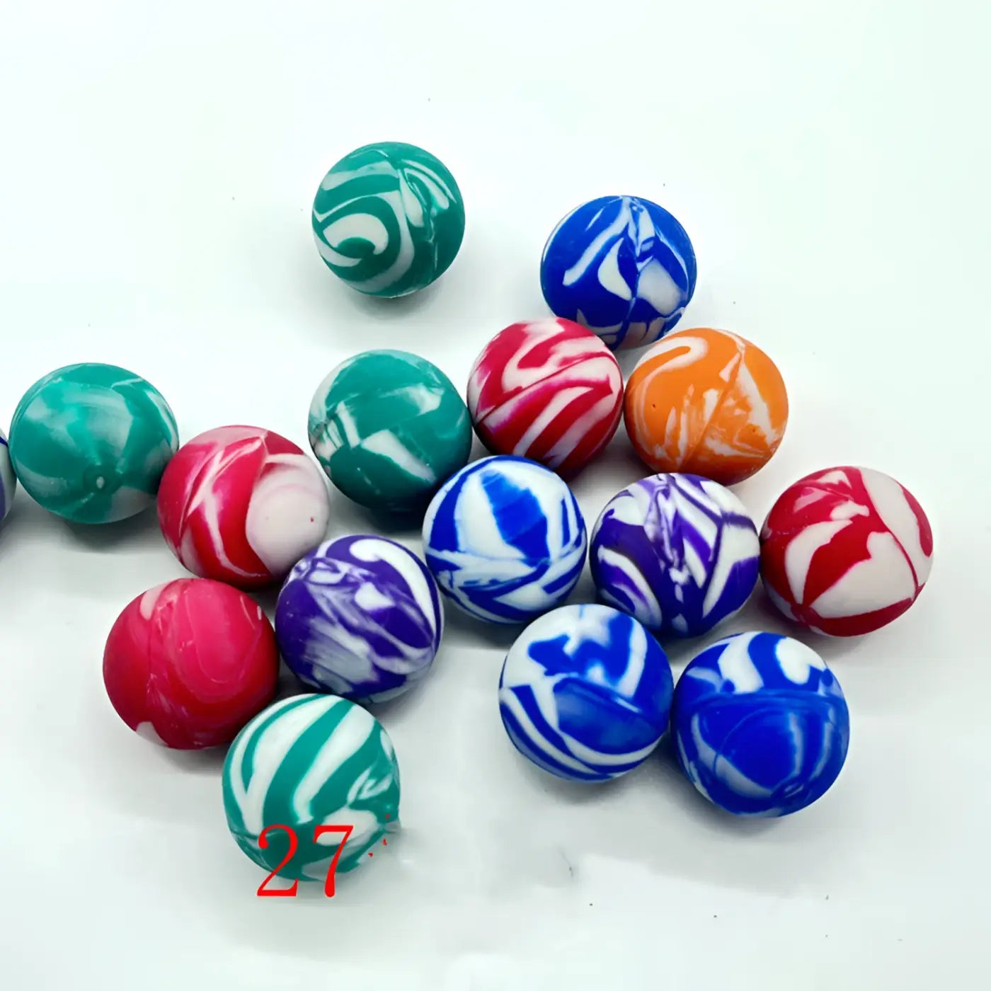 The Ball Depot bouncy ball: Mixed Bouncy Gacha Machine Children's Festival Balls - 100pcs
