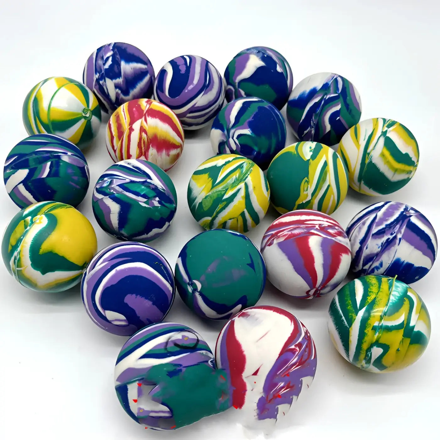 The Ball Depot bouncy ball: Mixed Bouncy Gacha Machine Children's Festival Balls - 100pcs