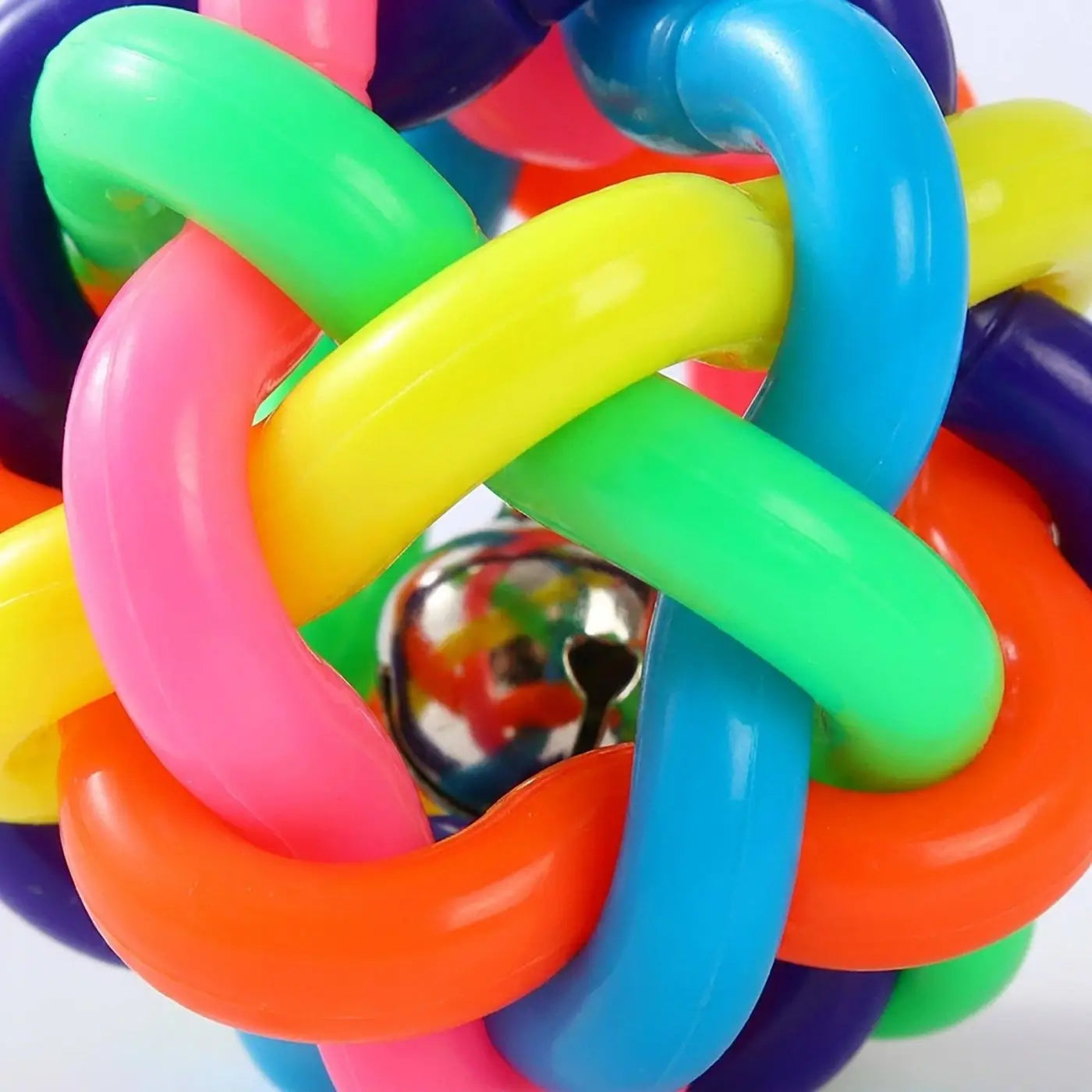 AK Brand dog ball: Multi-colored Woven Cat Ball