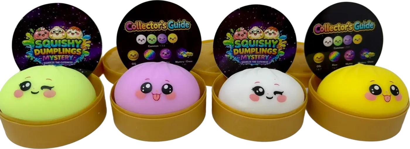 Gumdrop Garden stress ball: Mystery Steamer Bun VIRAL Collectibles