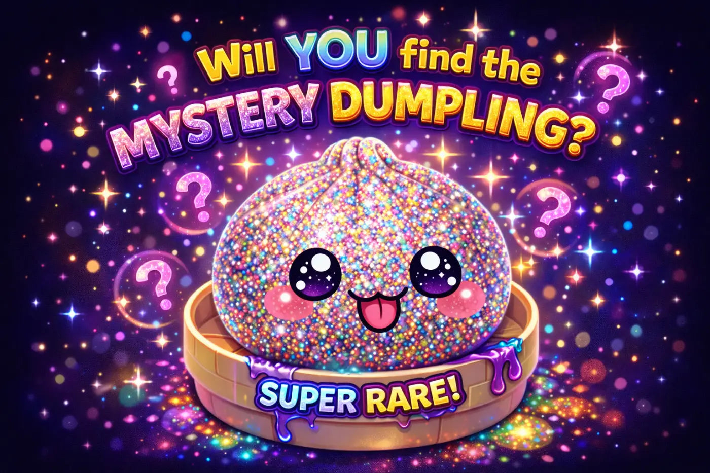 Gumdrop Garden stress ball: Mystery Steamer Bun VIRAL Collectibles