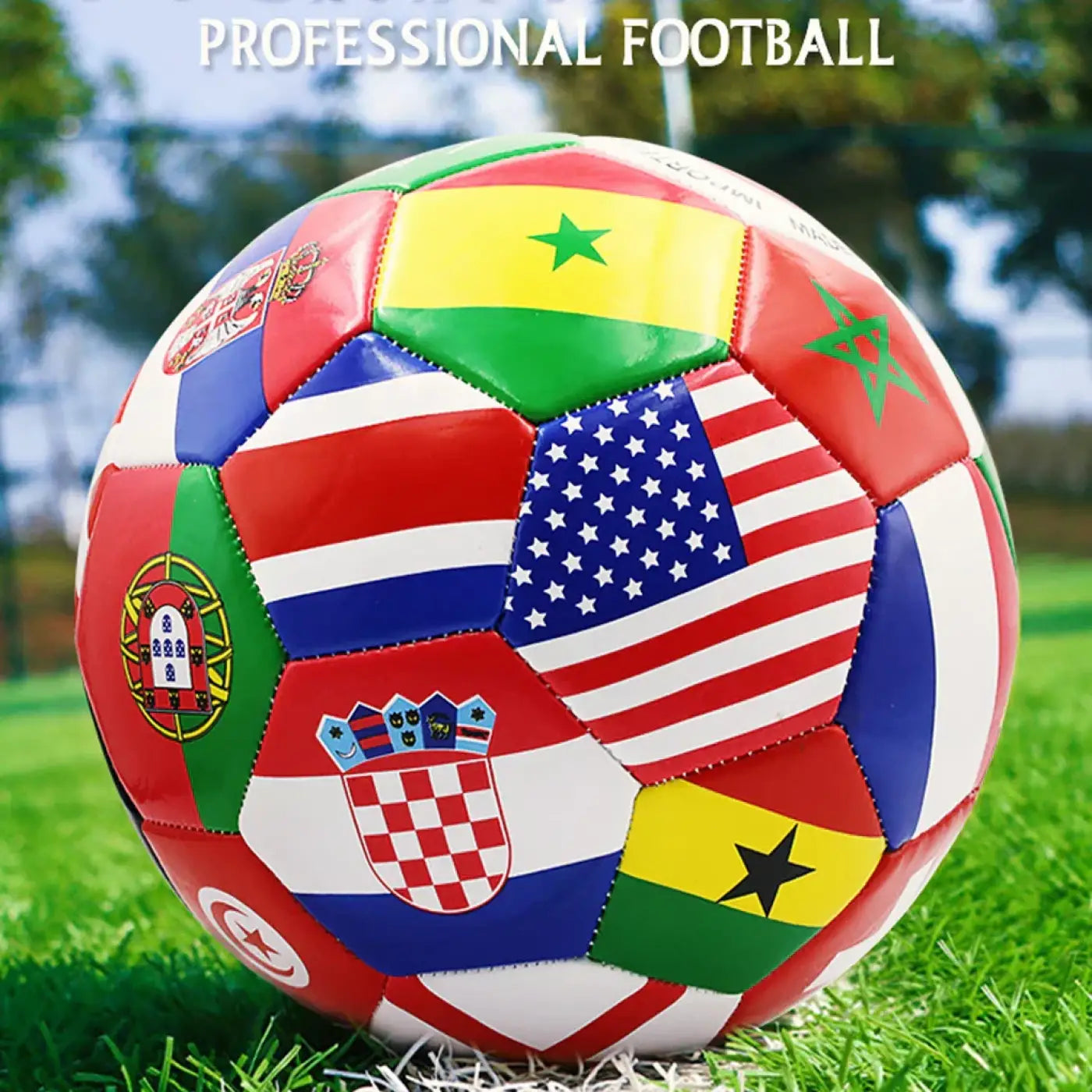 The Ball Depot soccer ball: National Flag Colours Soccer Ball
