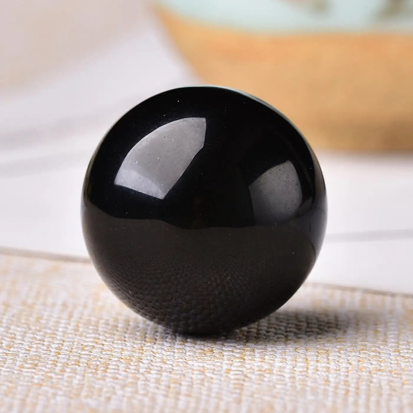 The Ball Depot crystal ball: Natural Crystal Agate Ball