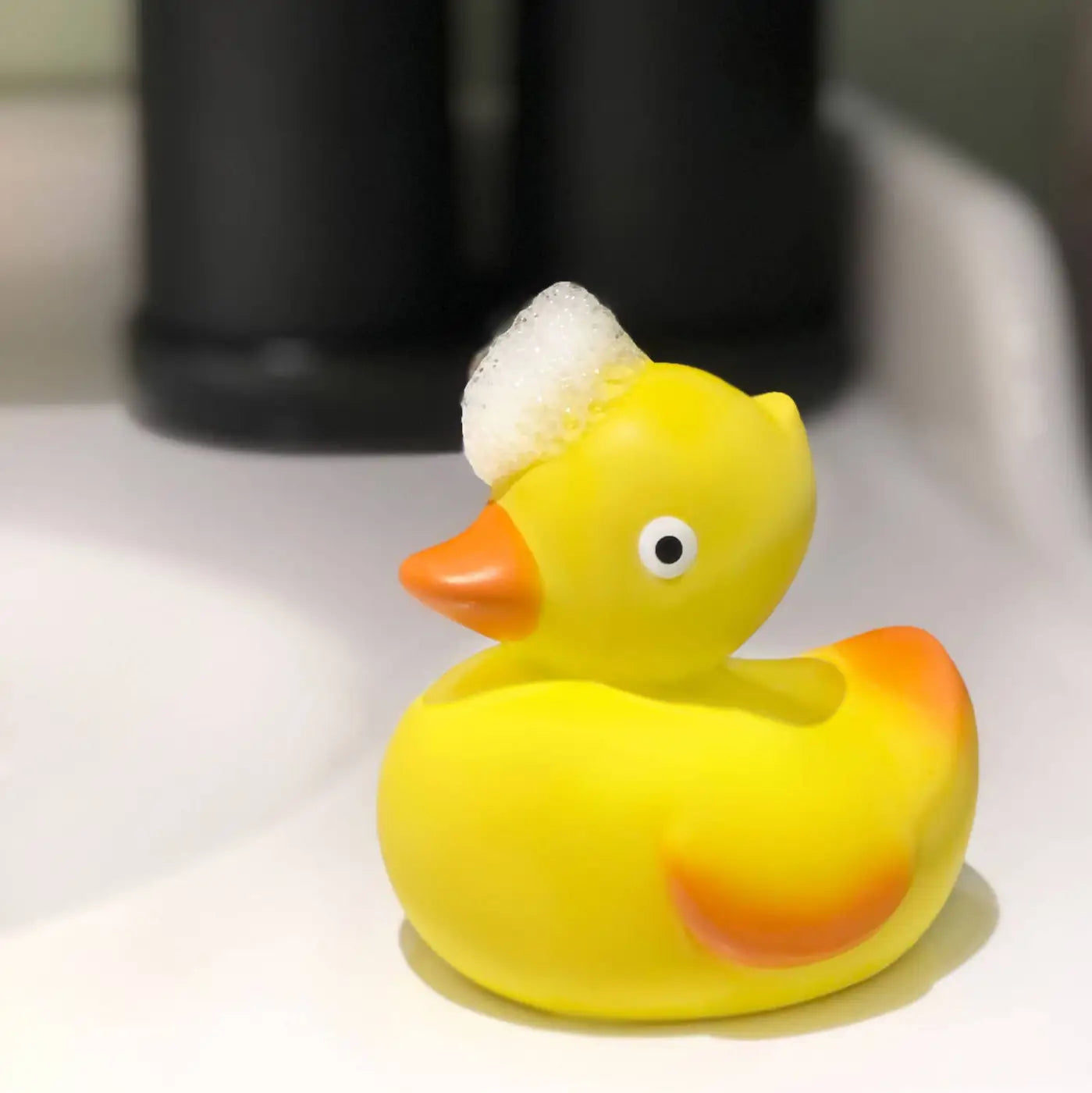 CaaOcho Natural Rubber Toys baby balls: Natural Rubber Ducky Non-Toxic Bath Toy