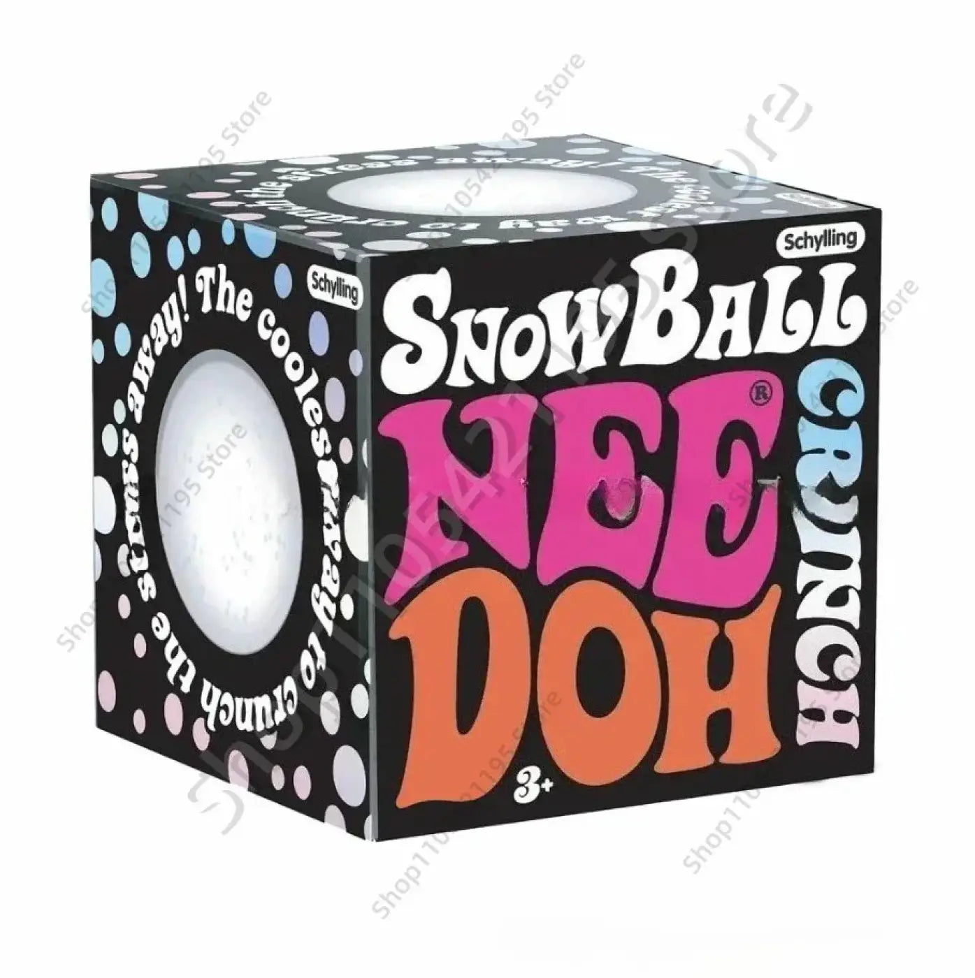The Ball Depot stress balls: NeeDoh Crunch Snow Ball Stress Relief Toy