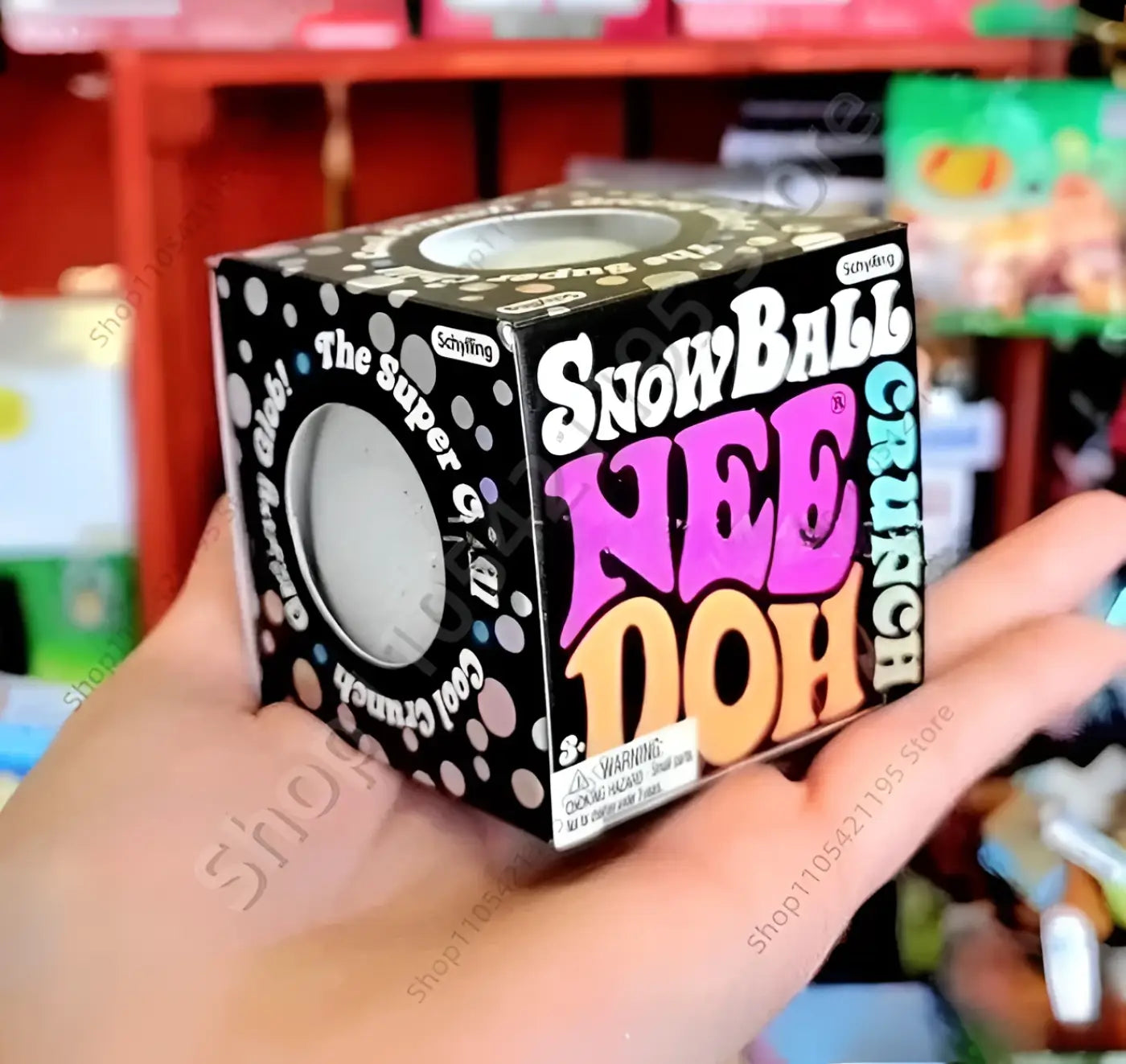 The Ball Depot stress balls: NeeDoh Crunch Snow Ball Stress Relief Toy