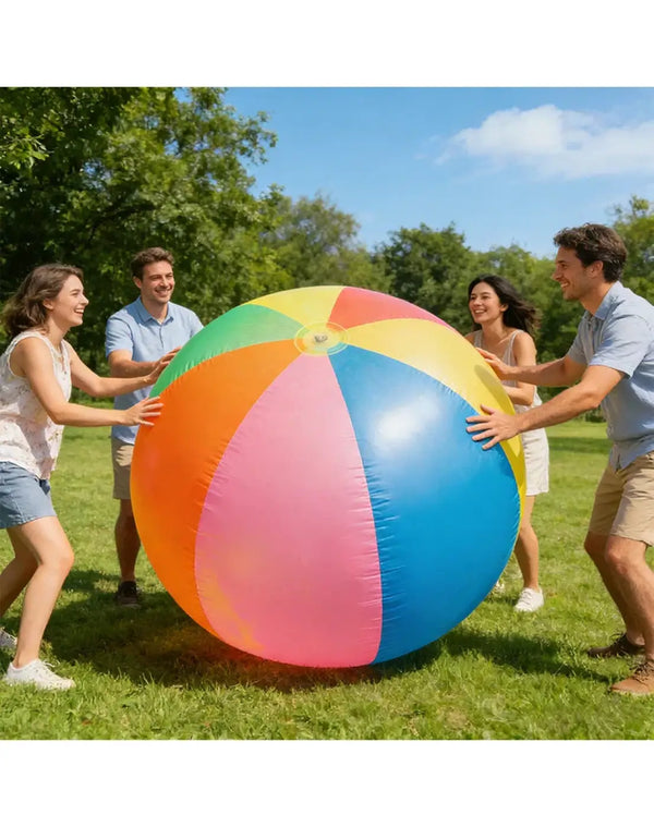 The Ball Depot giant beach ball: Neon Inflatable Beach Ball